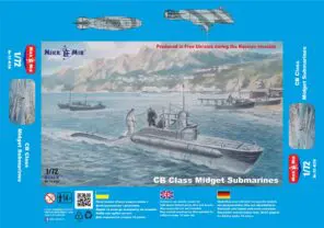 Mikro-Mir – 72026 – CB Class Midget Submarine
