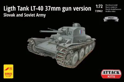 Attack – 72962 – Light Tank LT-40 37mm gun version Slovak and Soviet Army
