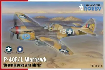 Special Hobby – 72493 – P-40F/L Warhawk “Desert Hawks with Merlin”