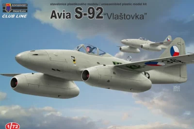 Kovozávody Prostějov (KP) – CLK0015 – Avia S-92 “Vlaštovka”