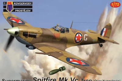 Kovozávody Prostějov (KP) – KPM0418 – Spitfire Mk.Vc Trop “Over Yugoslavia”