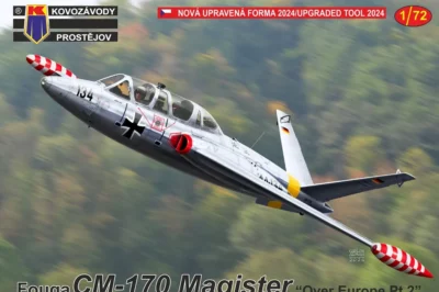 Kovozávody Prostějov (KP) – KPM0444 – Fouga CM-170 Magister “Over Europe Pt.2”